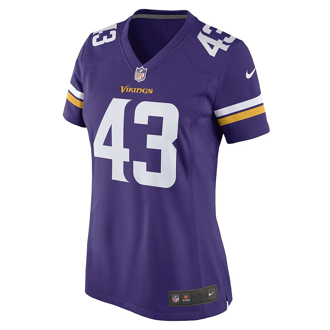Zennovawear Women's Minnesota Vikings Luiji Vilain Purple Game Player Jersey