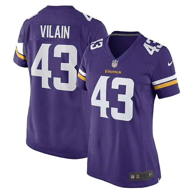 Zennovawear Women's Minnesota Vikings Luiji Vilain Purple Game Player Jersey