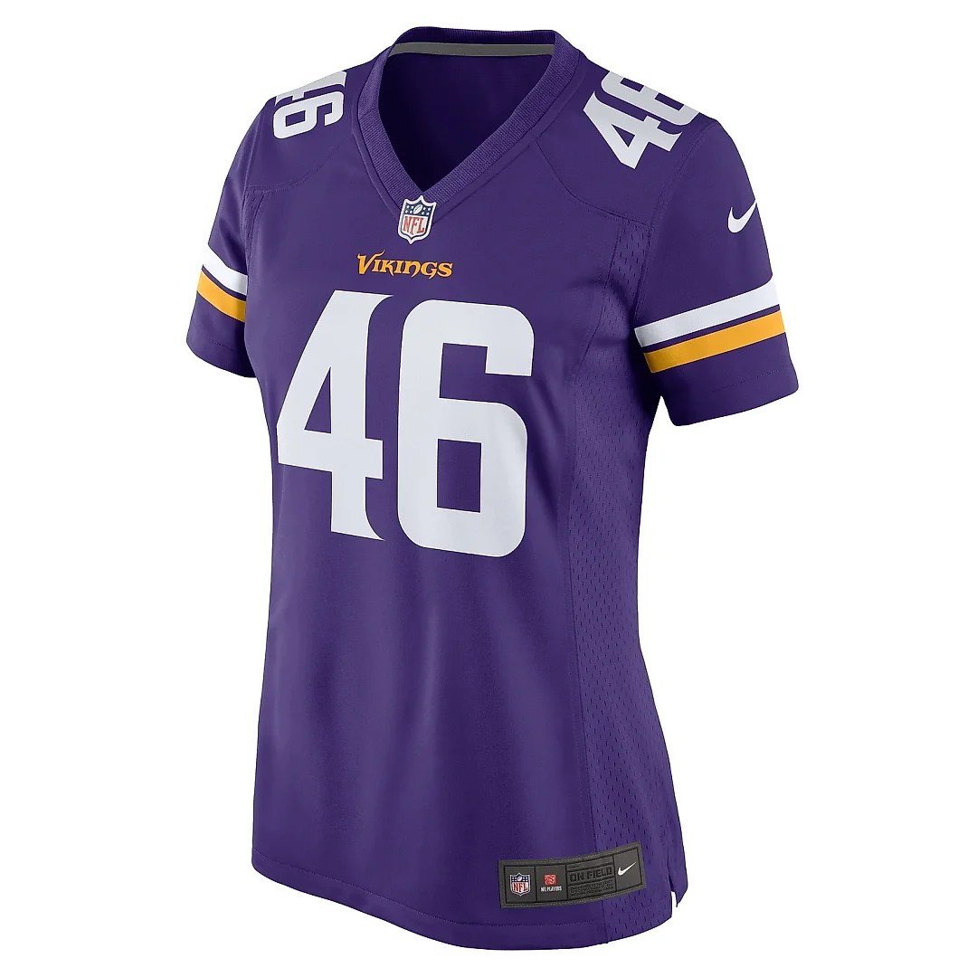 Zennovawear Women's Minnesota Vikings Myles Dorn Purple Game Jersey