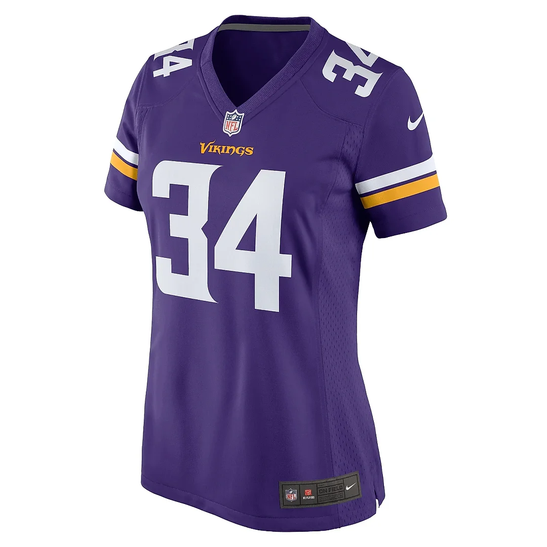 Zennovawear Women's Minnesota Vikings Nick Muse Purple Home Game Player Jersey