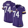 Zennovawear Women's Minnesota Vikings Oli Udoh Purple Game Jersey