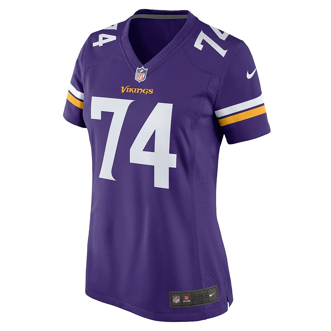 Zennovawear Women's Minnesota Vikings Oli Udoh Purple Game Jersey