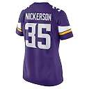 Zennovawear Women's Minnesota Vikings Parry Nickerson Purple Home Game Player Jersey