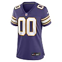 Zennovawear Women's Minnesota Vikings Purple Classic Custom Game Jersey