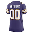 Zennovawear Women's Minnesota Vikings Purple Classic Custom Game Jersey