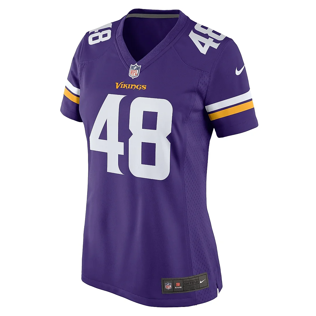 Zennovawear Women's Minnesota Vikings Quincy Roche Purple Team Game Jersey