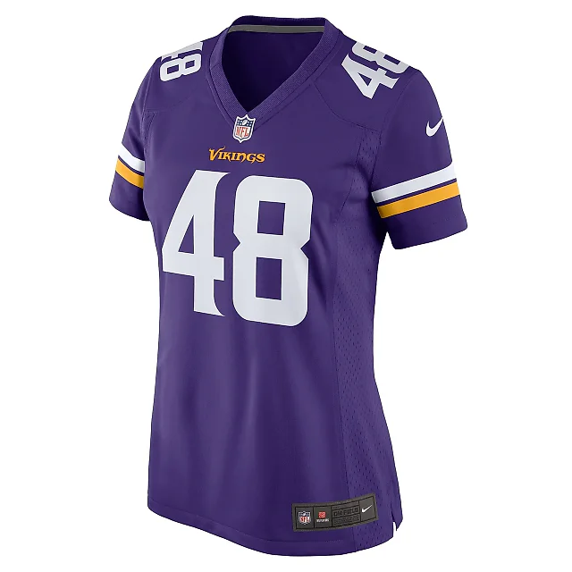 Zennovawear Women's Minnesota Vikings Quincy Roche Purple Team Game Jersey