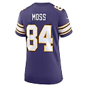 Zennovawear Women's Minnesota Vikings Randy Moss Purple Classic Retired Player Game Jersey