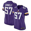 Zennovawear Women's Minnesota Vikings Ryan Connelly Purple Game Jersey