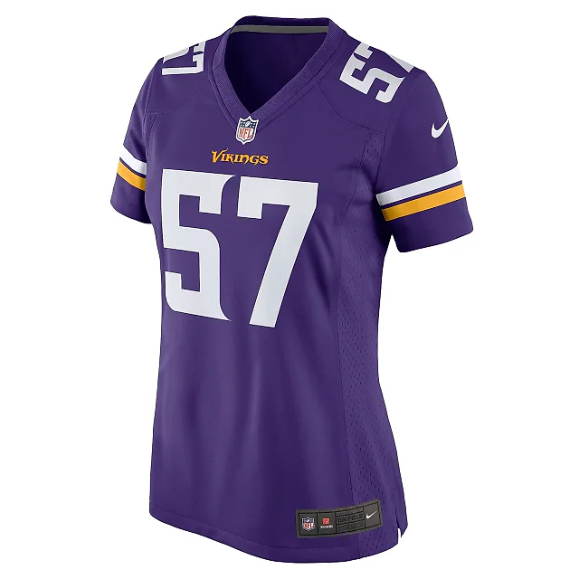 Zennovawear Women's Minnesota Vikings Ryan Connelly Purple Game Jersey
