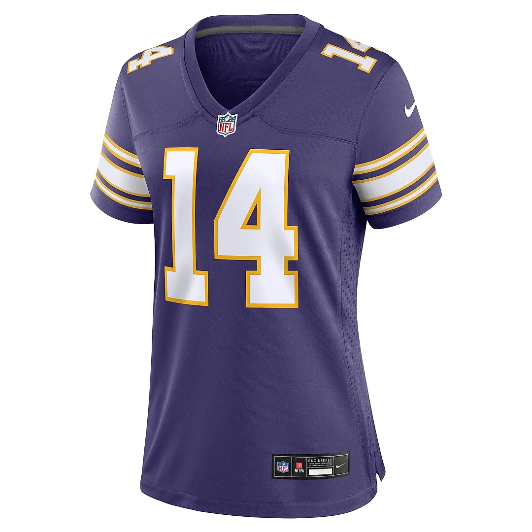Zennovawear Women's Minnesota Vikings Sam Darnold Purple Alternate Game Jersey