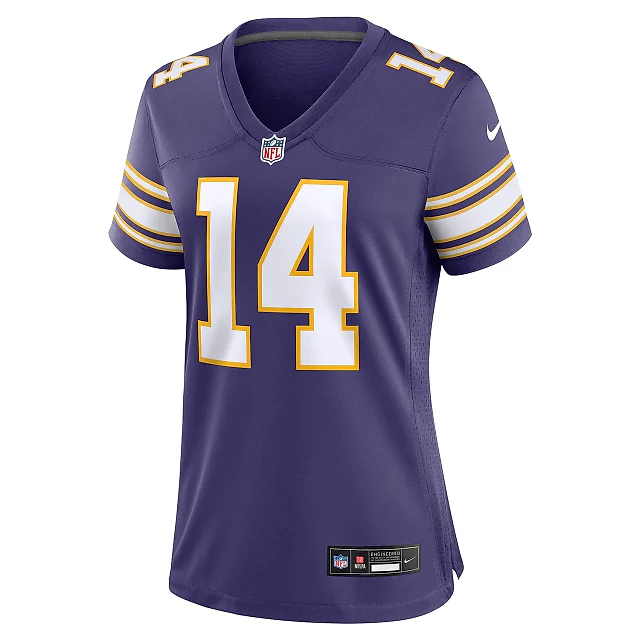 Zennovawear Women's Minnesota Vikings Sam Darnold Purple Alternate Game Jersey