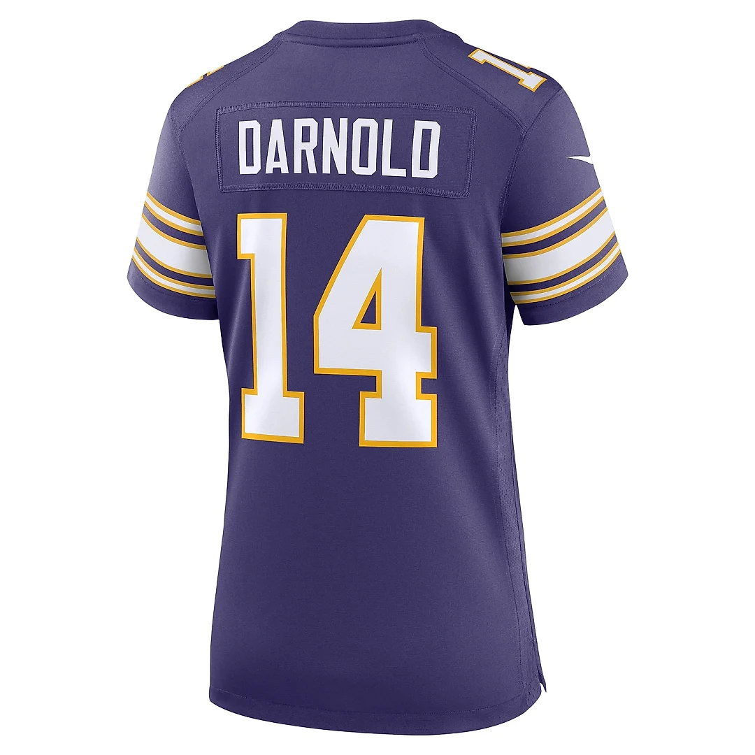 Zennovawear Women's Minnesota Vikings Sam Darnold Purple Alternate Game Jersey