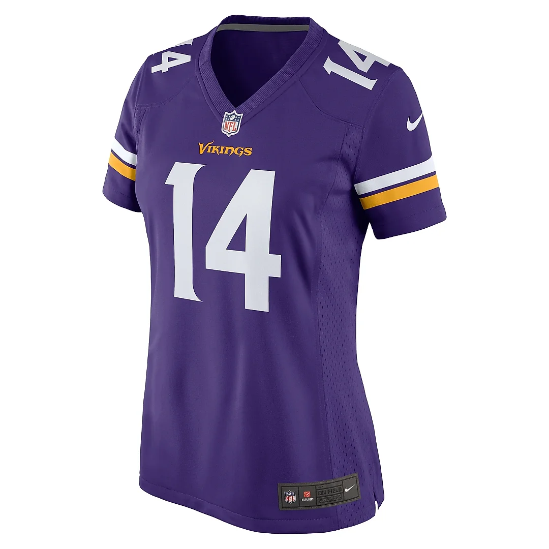 Zennovawear Women's Minnesota Vikings Sam Darnold Purple Team Game Jersey