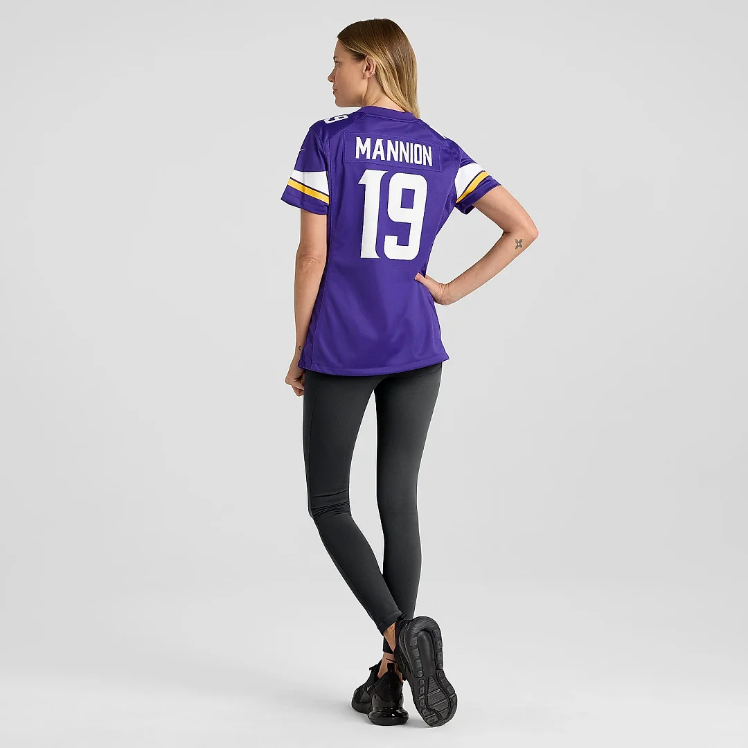 Zennovawear Women's Minnesota Vikings Sean Mannion Purple Game Jersey