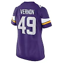 Zennovawear Women's Minnesota Vikings Seth Vernon Purple Game Jersey