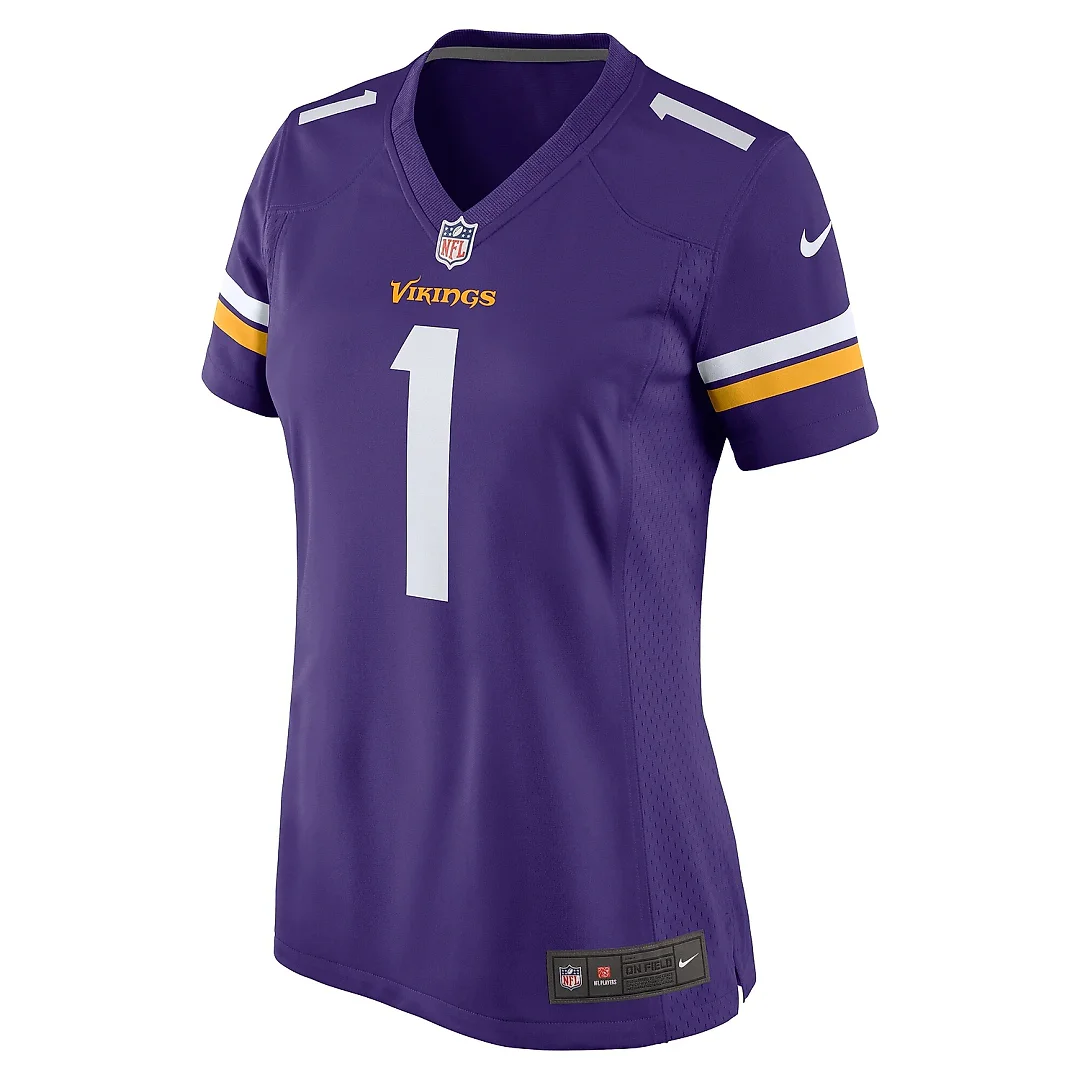 Zennovawear Women's Minnesota Vikings Shaquill Griffin Purple Team Game Jersey