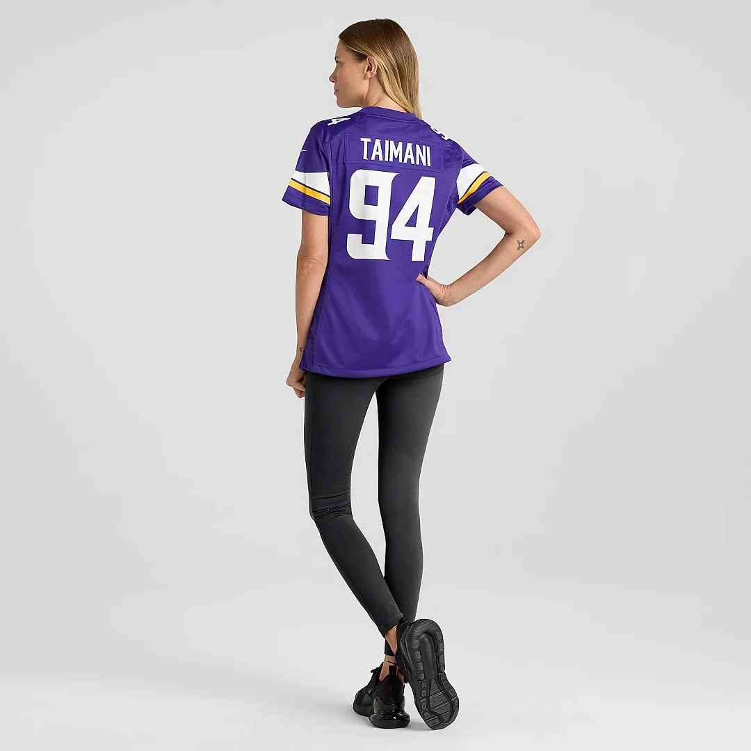 Zennovawear Women's Minnesota Vikings Taki Taimani Purple Game Jersey