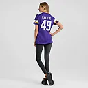 Zennovawear Women's Minnesota Vikings Tanner Vallejo Purple Team Game Jersey