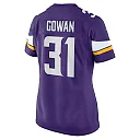 Zennovawear Women's Minnesota Vikings Tay Gowan Purple Home Game Player Jersey