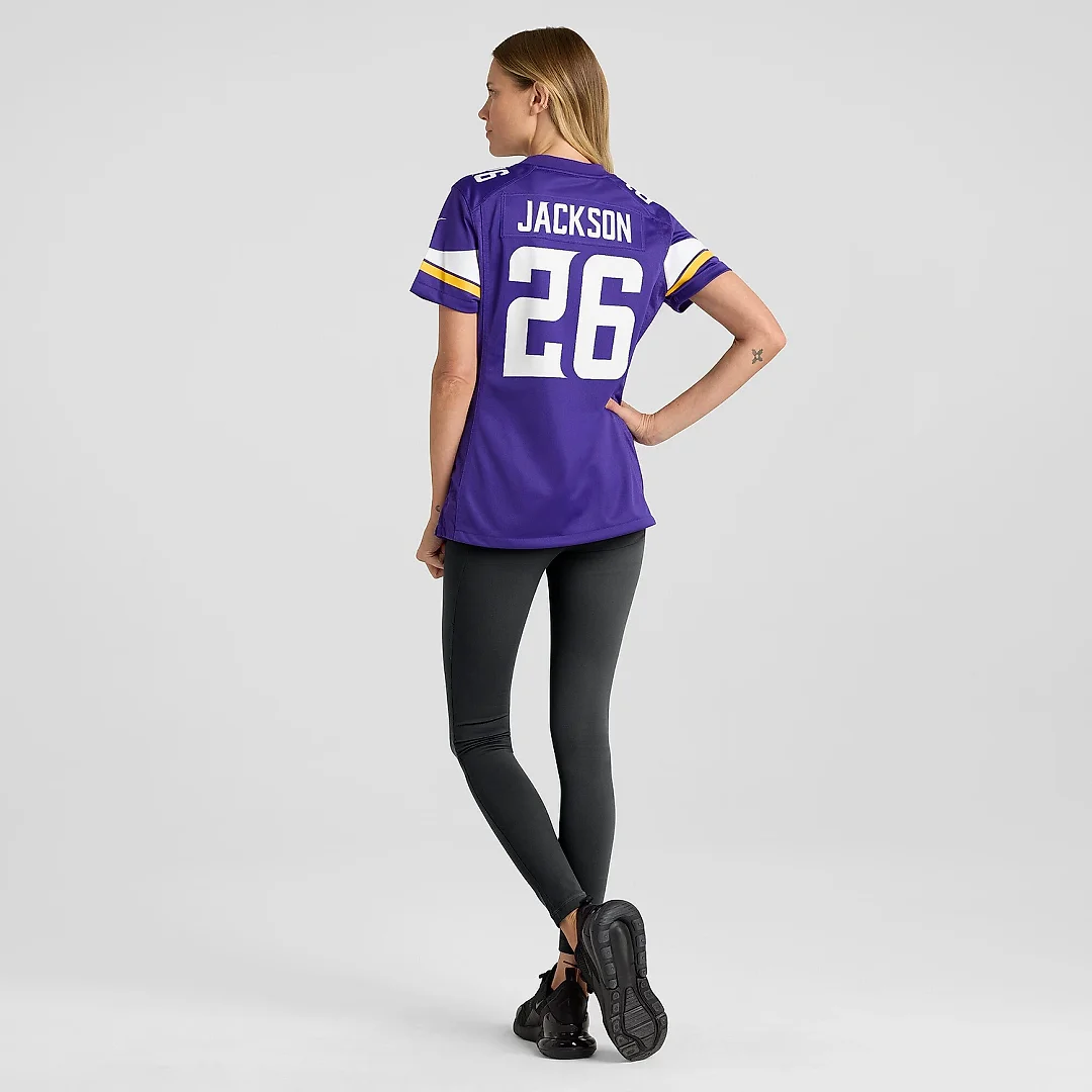 Zennovawear Women's Minnesota Vikings Theo Jackson Purple Game Jersey