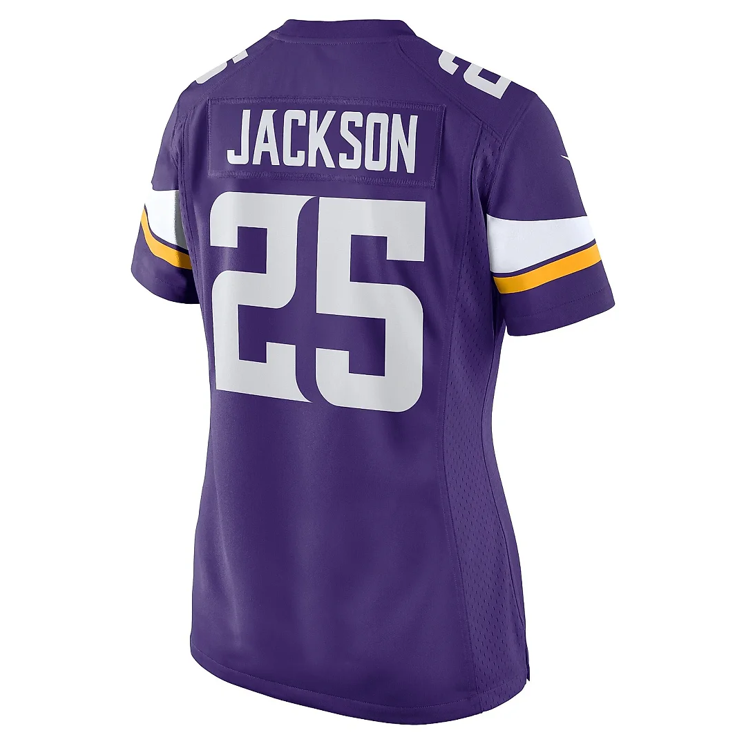 Zennovawear Women's Minnesota Vikings Theo Jackson Purple Home Game Player Jersey