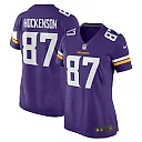 Zennovawear Women's Minnesota Vikings T.J. Hockenson Purple Game Player Jersey