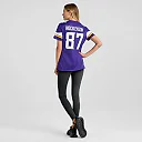 Zennovawear Women's Minnesota Vikings T.J. Hockenson Purple Game Player Jersey