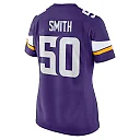 Zennovawear Women's Minnesota Vikings TJ Smith Purple Home Game Player Jersey