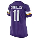 Zennovawear Women's Minnesota Vikings Trent Sherfield Sr. Purple Game Jersey