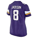 Zennovawear Women's Minnesota Vikings Trishton Jackson Purple Game Jersey