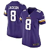 Zennovawear Women's Minnesota Vikings Trishton Jackson Purple Game Jersey