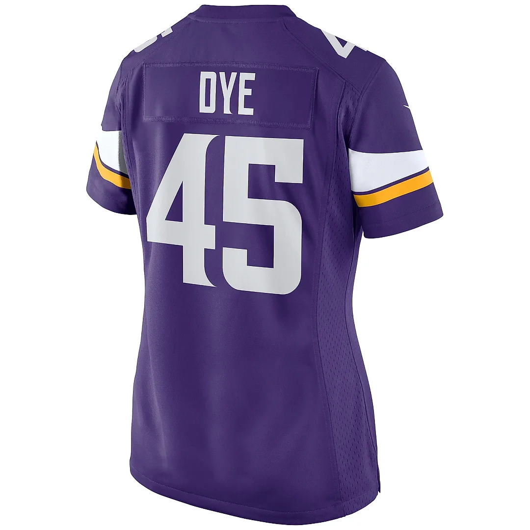 Zennovawear Women's Minnesota Vikings Troy Dye Purple Game Jersey