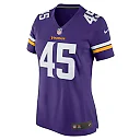 Zennovawear Women's Minnesota Vikings Troy Dye Purple Game Jersey