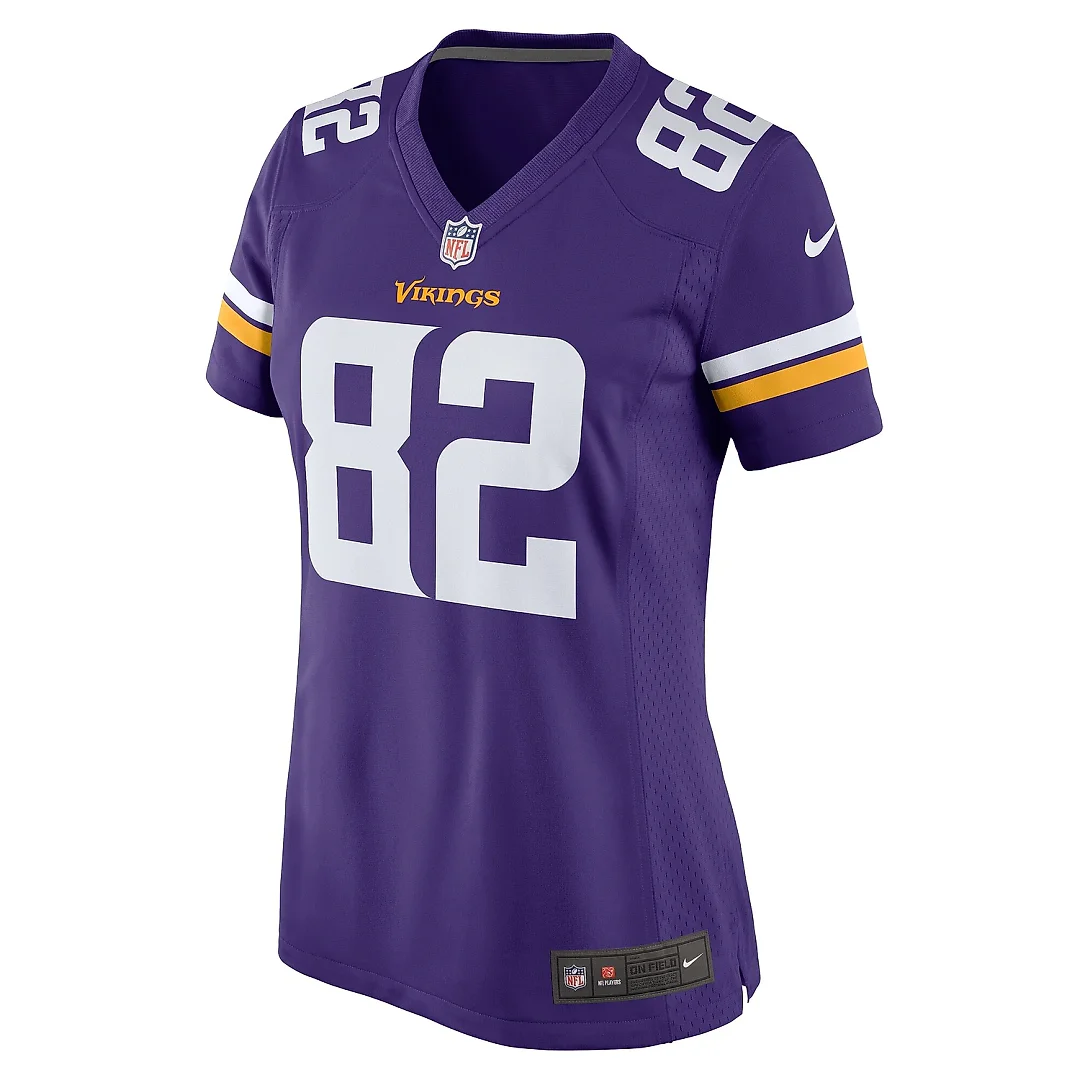 Zennovawear Women's Minnesota Vikings Troy Fumagalli Purple Game Jersey