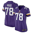 Zennovawear Women's Minnesota Vikings Walter Rouse Purple Game Jersey