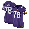 Zennovawear Women's Minnesota Vikings Walter Rouse Purple Game Jersey