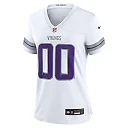 Zennovawear Women's Minnesota Vikings White Alternate Custom Game Jersey