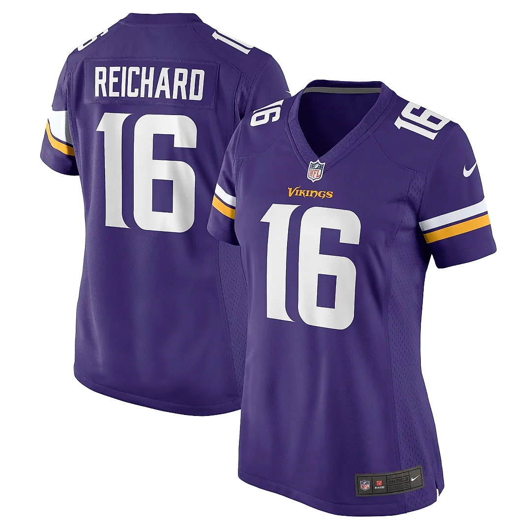 Zennovawear Women's Minnesota Vikings Will Reichard Purple Game Jersey