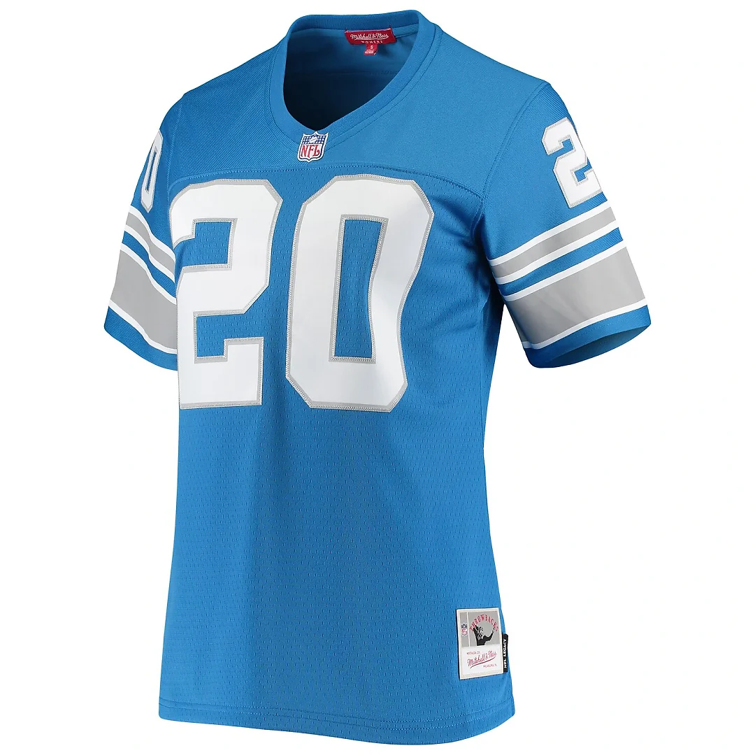 Zennovawear Barry Sanders Detroit Lions Women's 1996 Legacy Replica Jersey - Blue