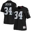 Zennovawear Bo Jackson Las Vegas Raiders Women's 1988 Legacy Replica Jersey - Black