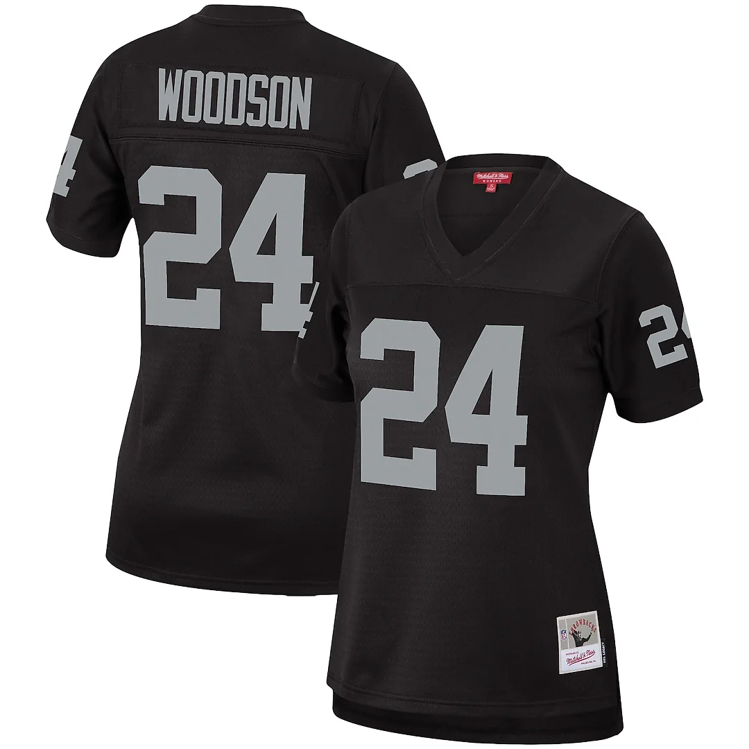 Zennovawear Charles Woodson Las Vegas Raiders Women's Legacy Replica Team Jersey - Black