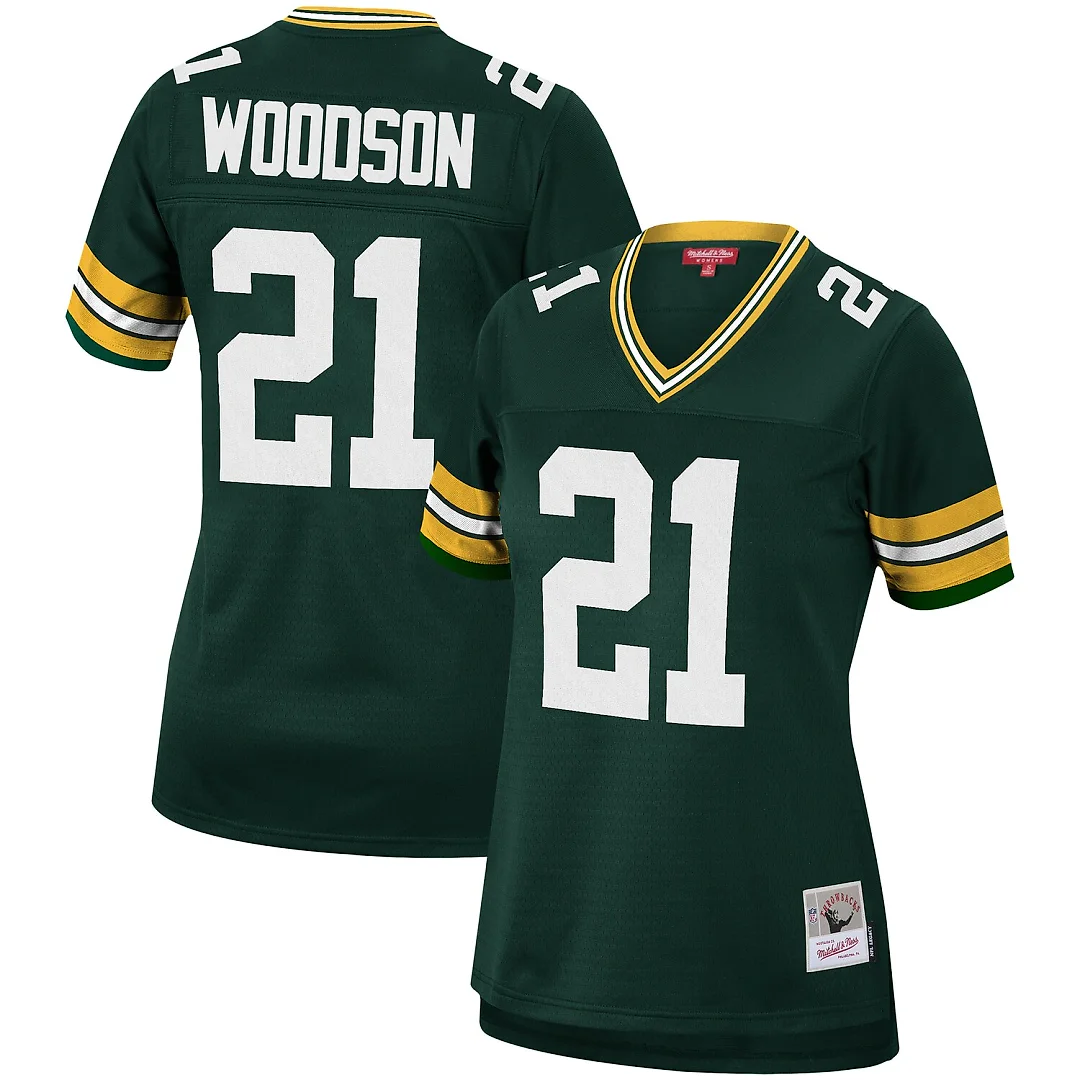 Zennovawear Charles Woodson Green Bay Packers Women's 2010 Legacy Replica Player Jersey - Green