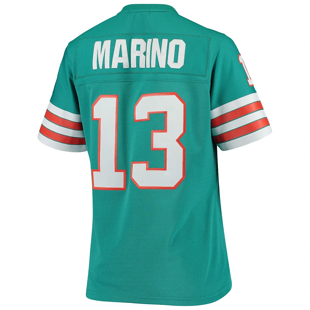 Zennovawear Dan Marino Miami Dolphins Women's 1984 Legacy Replica Jersey - Aqua