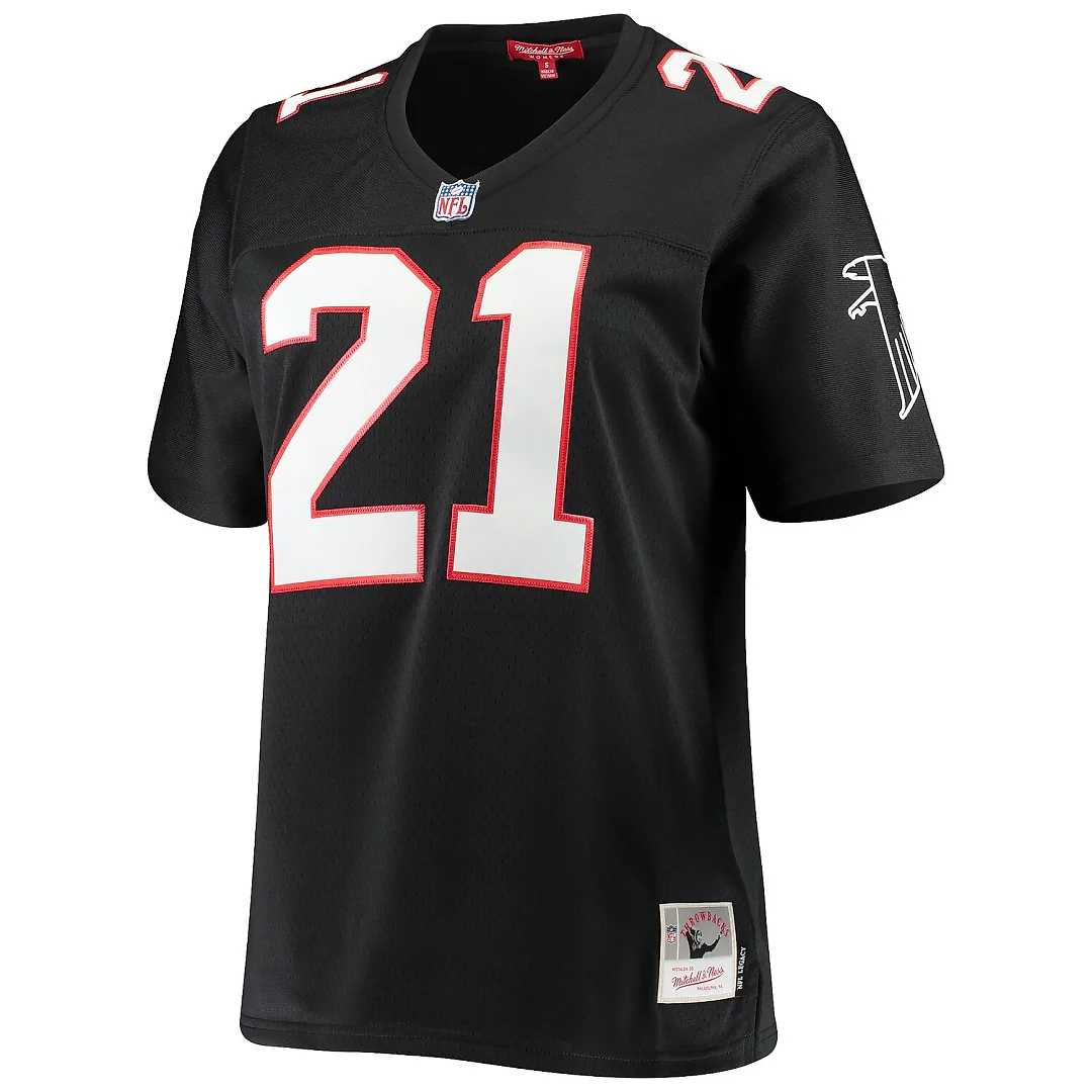 Zennovawear Deion Sanders Atlanta Falcons Women's Legacy Replica Team Jersey - Black