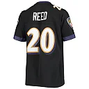 Zennovawear Ed Reed Baltimore Ravens Women's Legacy Replica Team Jersey - Black
