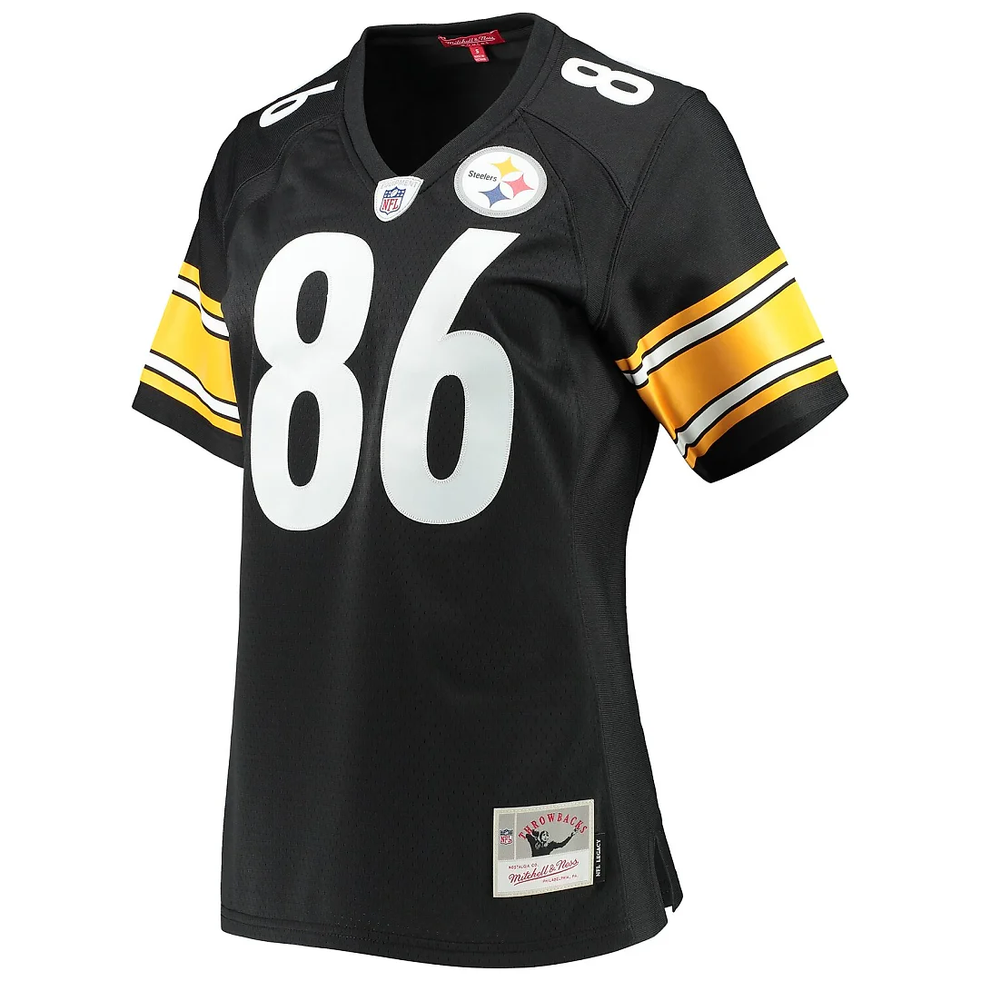 Zennovawear Hines Ward Pittsburgh Steelers Women's Legacy Replica Player Jersey - Black