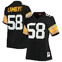 Zennovawear Jack Lambert Pittsburgh Steelers Women's Legacy Replica Player Jersey - Black