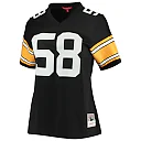 Zennovawear Jack Lambert Pittsburgh Steelers Women's Legacy Replica Player Jersey - Black