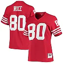 Zennovawear Jerry Rice San Francisco 49ers Women's 1990 Legacy Replica Jersey - Scarlet